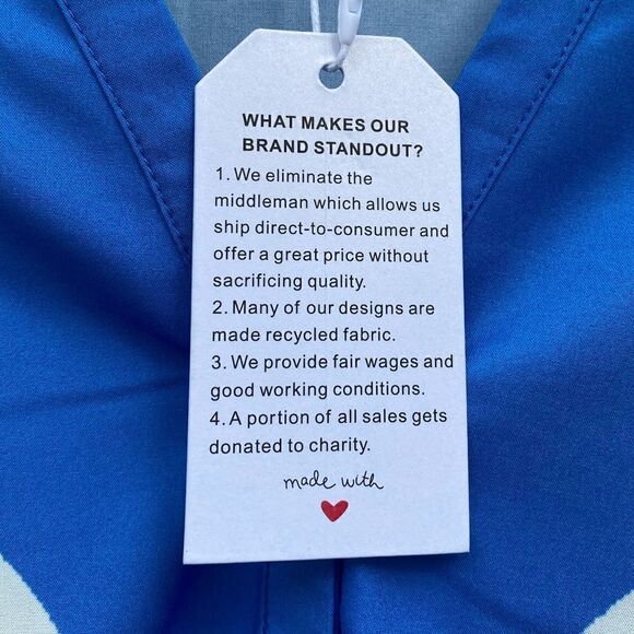 Floral Hawaiian Print Sheath Dress in Sz M - Silky Material. Never been worn. - Picture 3 of 4